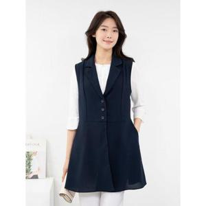 [모슬린]엄마옷 테일러드 카라 정장조끼 MQG121609 마담 미시 중년여성 빅사이즈 할머니옷 50대 60대 70..