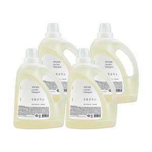 [생활공작소] 세탁세제 플로럴향 3L x 4개