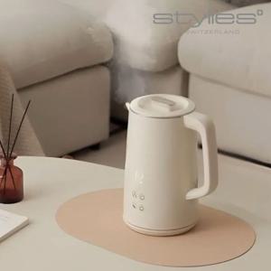 스타일리스 주전자 가열식가습기 신생아 아기 가열 가습기 스테인레스 1.7L