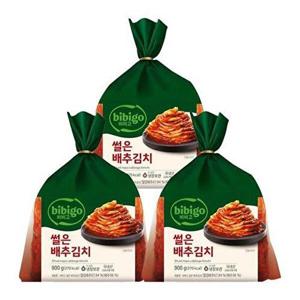 [CJ제일제당]비비고 썰은배추김치 900g x3개