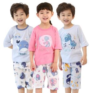[토이키즈] 쟈가드7부내의 시원한 봄여름실내복 아동내복