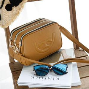 [라일리] Rly 3중 지퍼 여성 미니 크로스백 카메라백 소지품 가방