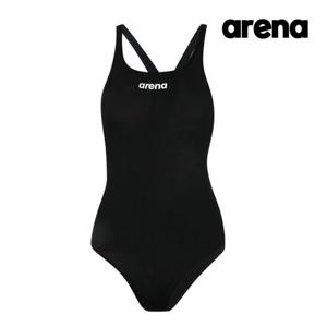 아레나 수영복 팀 스윔 프로 솔리드 여자 원피스 블랙 4760-550