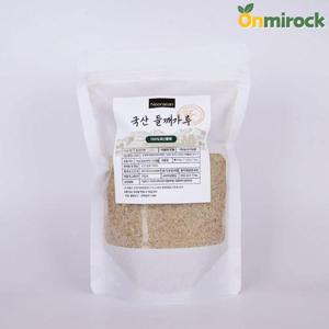 온미락 너래안 국산 거피 들깨가루 300g 화천 선별 저온 로스팅 3번 거피 지퍼백 파우치