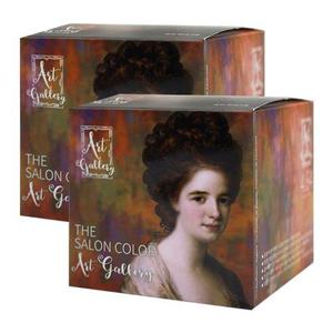 순수 더 살롱 컬러 아트 갤러리 4.64 와인 브라운X2개/염색약 새치커버 셀