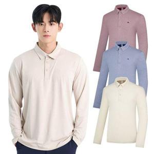 [콜핑]남성 아웃도어 하이쿨 스트라이프 등산 긴팔 카라 티셔츠 KSC432TT2M_CP