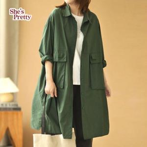 [쉬즈프리티] 엔디후드빅포켓야상자켓 L까지_여성자켓