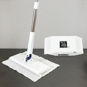 클립톡 참쉬운 밀대 청소기 + 정전기포 30매 원터치 밀대