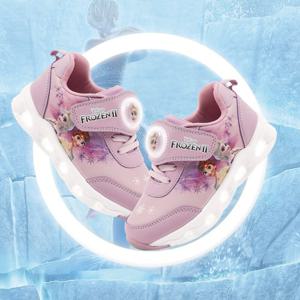 프로월드컵키즈 겨울왕국2 매직 키즈운동화(PL) led라이팅운동화 캐릭터운동화 PWX