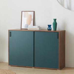 (착불) 레일라 다용도 베란다 미닫이 1200 슬라이드 수납장