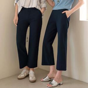 [♥타임특가/무료배송][빠른배송] 가볍게 쿨링스판 와이드밴딩팬츠