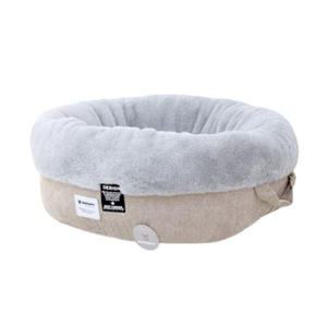 강아지 극세사 원방석 베이지 1P 고양이 겨울 쿠션 (WF8698B)
