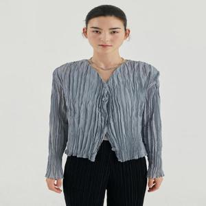 [플리츠미][최초가 169000원] 핸드메이드 크리즈 플리츠 자켓_HPJKF024H31