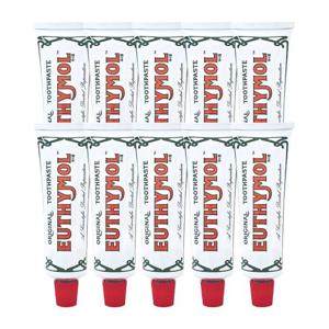 [ EUTHYMOL ] 유시몰 오리지널 핑크 치약 대용량 120g 10개