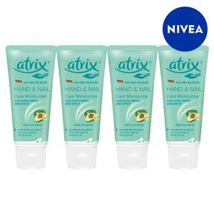 [니베아 공식] 아트릭스 핸드 앤 네일 케어 모이스춰라이저 100ml 4개
