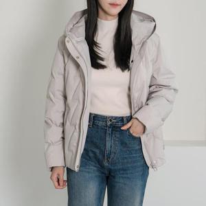 [로즈미] [55~77] 스코트 후드 숏패딩