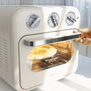 홈바이홈 대용량 스팀 에어프라이어 오븐 18L+트레이 3종