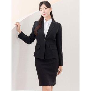 [더웨이나인]가성비 여자면접정장 SET 기본 여성정장세트 투피스 면접용 빅사이즈 치마 수트 유니폼 XS-3..