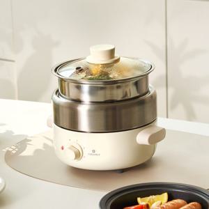 디온리 올스텐 4in1 분리세척 계란찜기 멀티쿠커 전골냄비 전기그릴 라면포트 NJM221CW