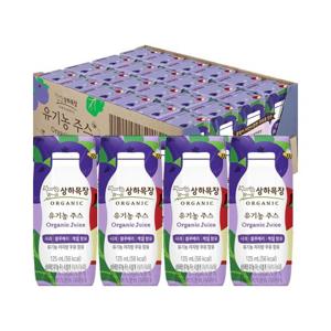 상하목장 유기농주스 사과블루베리케일 125ml 24팩