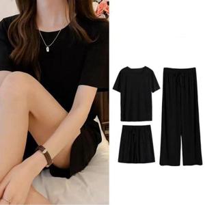 쿨링 여름 여성 홈웨어 실내복 3종세트