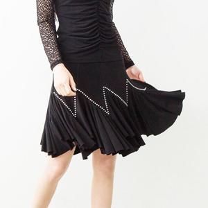 까르죠아 귀염 섹시 미디 스커트 스포츠 줌바 모던 사교 차밍 라인 댄스복