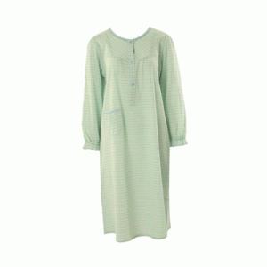 [비너스]비너스(행사) 화사한 파스텔 강연 선염체크 원피스잠옷_K VGN4400_T