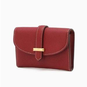 갤러리아_[헤지스ACC] HIHO5F271R2 [H-BAR] 레드 바장식 가죽 카드지갑