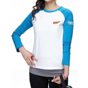 [구김스]1130_ 배색 나그랑 긴팔티셔츠