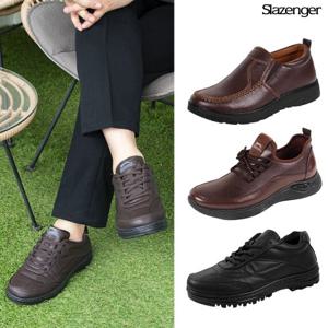 ★주말특가★[슬레진저] 남성 패션스니커즈 가죽 컴포트화 캐주얼화 균일특가 3종 택1