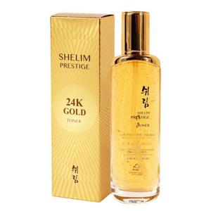 쉬림 24K골드 프레스티지 토너 120ml /프리미엄 주름개선 미백 기능성 결개선 탄력