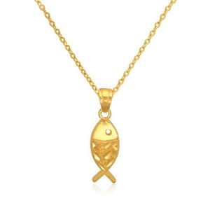 [골드모아] 순금 목걸이 11.25g [행운 물고기]