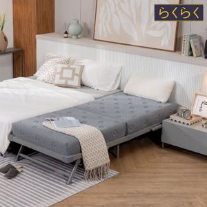 [홈앤 최저가도전]라꾸라꾸 포켓스프링 프리미엄 접이식침대 CBK-024P