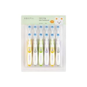 [생활공작소] 어린이 칫솔 12개입 x 1개