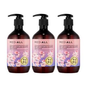 [메디올]MEDALL 두피청정 탈모완화 샴푸 피치블라썸 480mlx3개