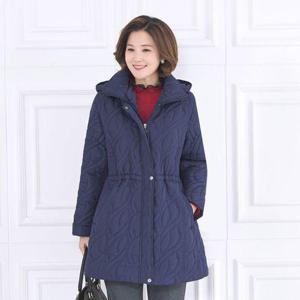 [모슬린]엄마옷 물결자수후드패딩점퍼 MQG125040 마담 미시 중년여성 빅사이즈 할머니옷 50대 60대 70대