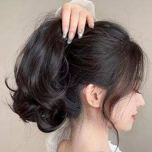 [포니테일]1+1롱 웨이브 포니테일 집게핀 부분가발