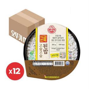 오뚜기 오뚜기밥 식감만족 고슬고슬 된밥 12개
