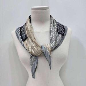 [애슬릿][애슬릿]주름 스카프 여성 페이즐리 정사각 봄 간절기 쁘띠