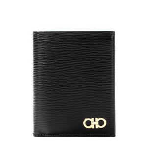 [페라가모] (66 A067 NERO 0685996) 남성 더블 간치니 반지갑