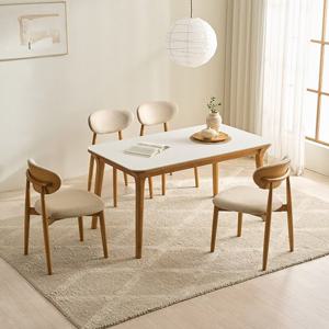 [최저가 도전]★신상★[삼익가구]클리프 포세린 세라믹 4인용 원목 1400 식탁세트(의자4)