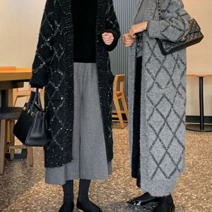 코코블랙 / 블랑 펄 롱가디건 (2color)