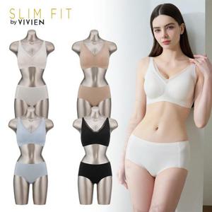 비비안 슬림핏 파워넷 퓨징 노와이어 여성속옷세트 8종