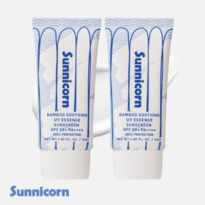 (써니콘) 뱀부 수딩 유브이 선에센스 50ml X2