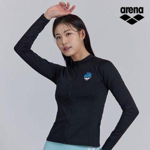 [아레나]웨이비 레저 짚업 래쉬가드 A3BL1PQ08BLK