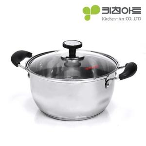 키친아트 스텐냄비 아티스트 18cm 양수