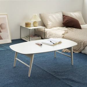 바우미스트 칸 라운딩 원목 접이식 사각 테이블 1000 5colors