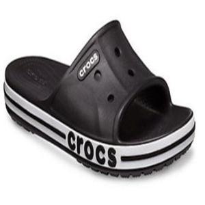 [크록스]바야밴드 슬라이드 블랙/화이트_CC