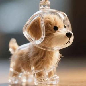 강아지 털 보관 키링 캡슐 열쇠고리 DD-13284