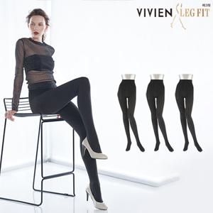 [텐텐][비비안] 레그핏 테리 힙업보정 타이즈 패키지(미들 3종)